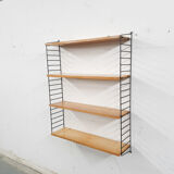 Vintage pinewood book shelves