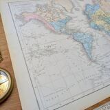 Printed in 1879, map of the discoveries