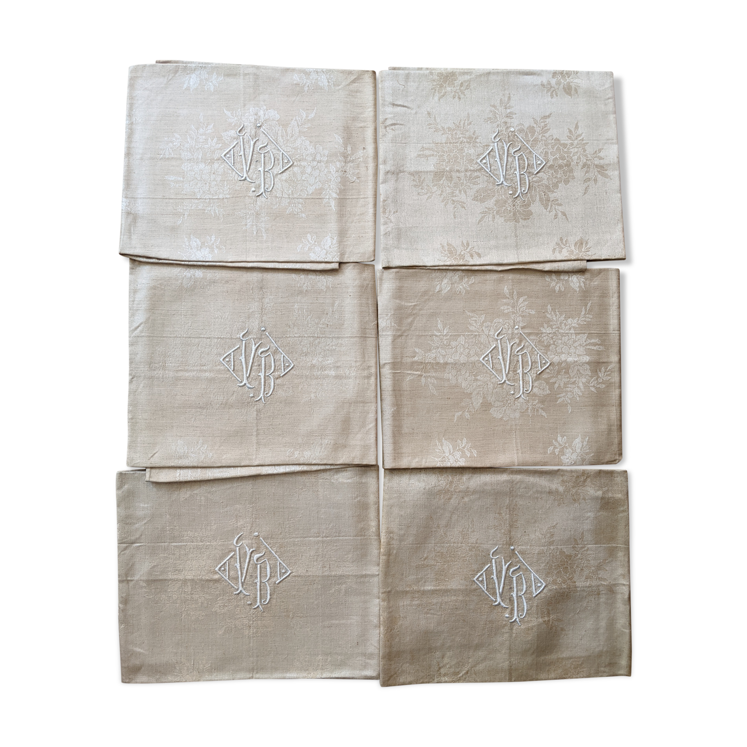 Ensemble de 6 serviettes de table