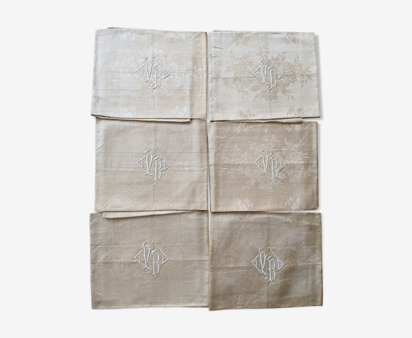 Ensemble de 6 serviettes de table