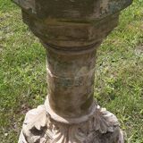 Holy water font on stone column (17th century)