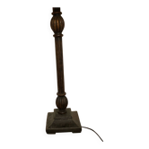 Wooden lamp base