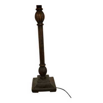 Wooden lamp base