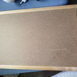 Miroir scandinave vintage en pin