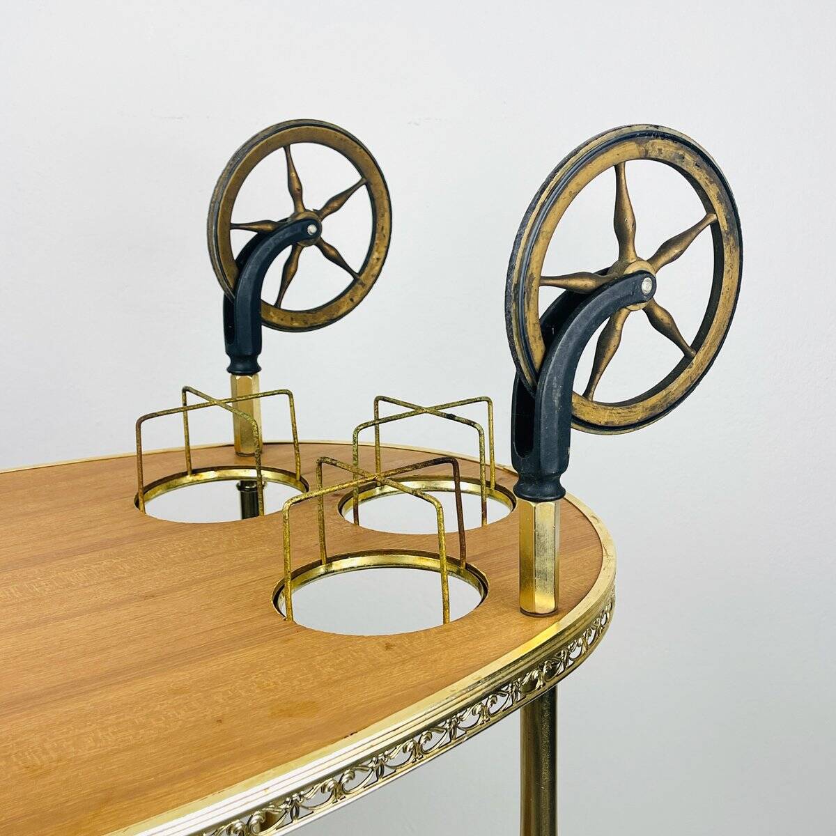 Vintage bar cart by M.B., Italy, 1960s