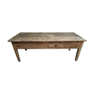 table antique en chêne 19ème siècle