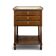 Louis XVI period mahogany gallery bedside table