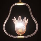 Pink Jewel Murano Glass Chandelier by Barovier e Toso, 1950s