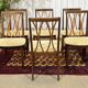 Set of 6 teak chairs from the English brand G-Plan from the 1970s.