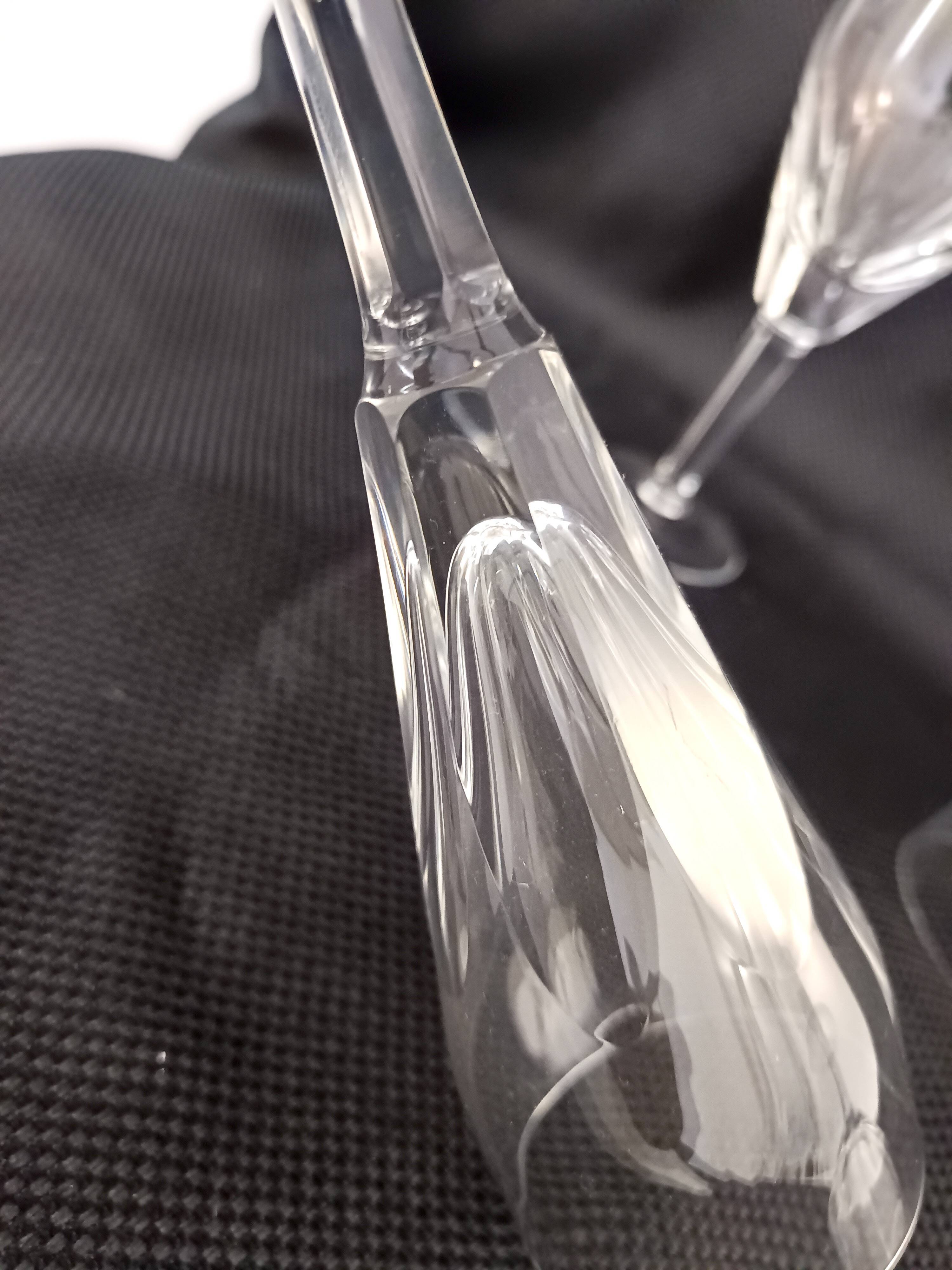 Set of Twenty-three Crystal Drinking Glasses attr. to Val Saint Lambert, Fr