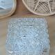 Square glass ceiling light