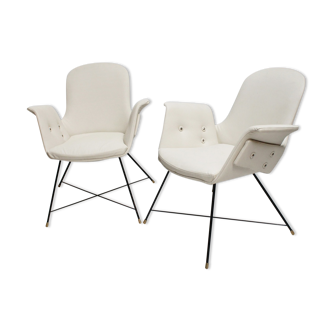 Pair of armchairs by Augusto Bozzi for Saporiti