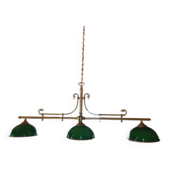 Lustre de billard en Opaline