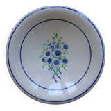 Vintage round serving dish Badonviller model Francine 200818