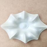 Empty pocket cup in pearly glass signed Pierre Cardin, 1970s