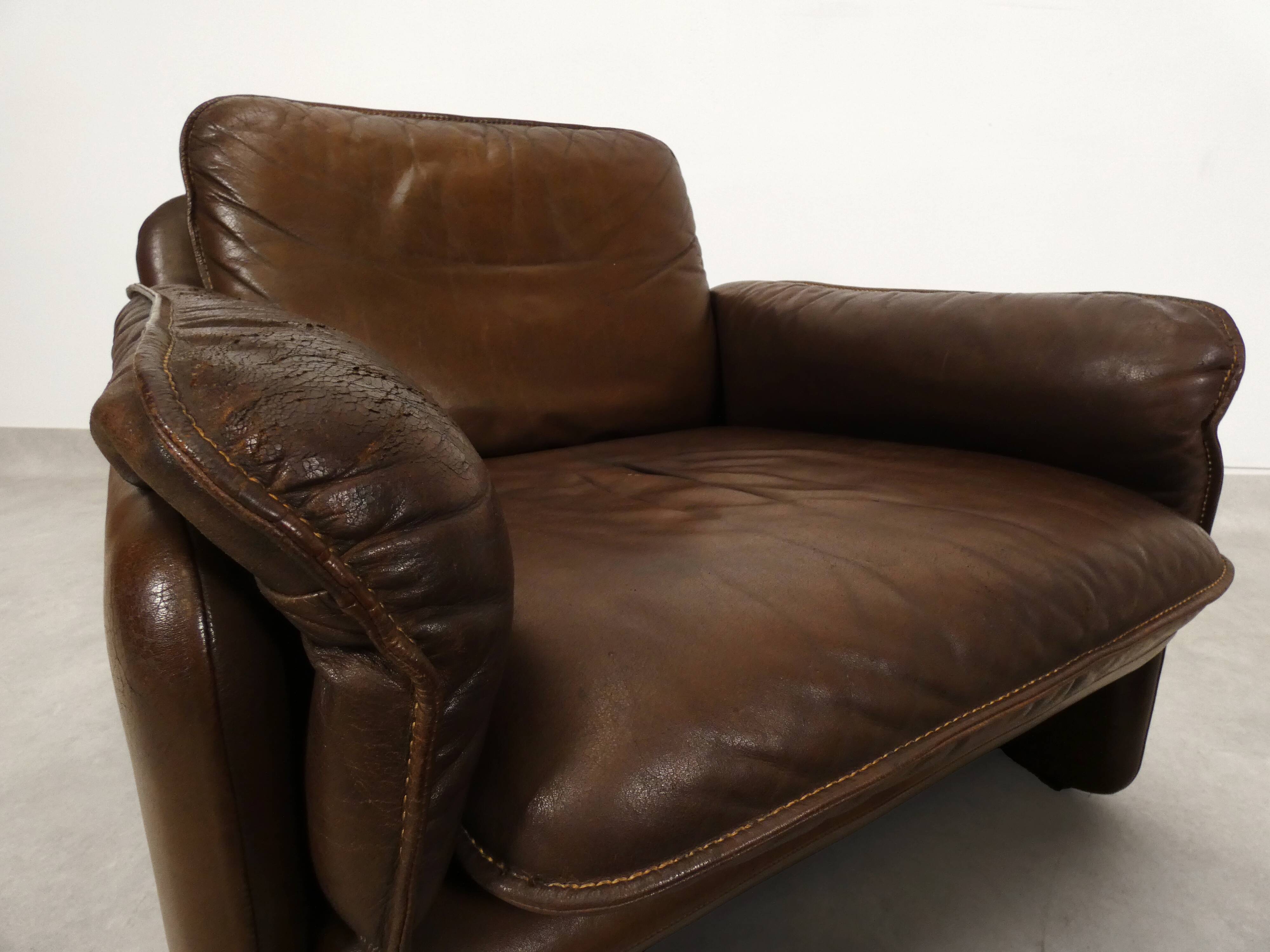 set of 2 De Sede DS61 fauteuils