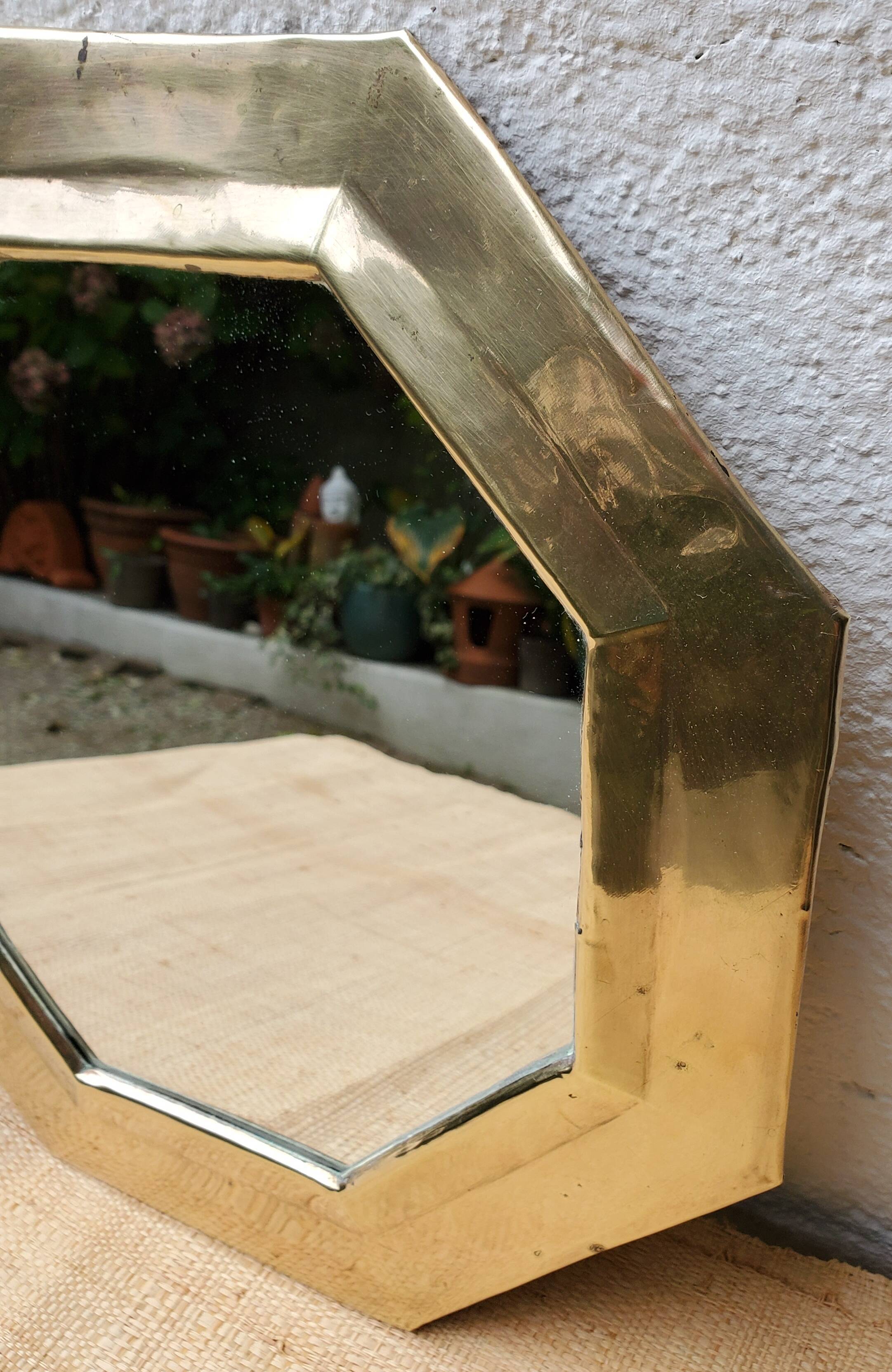 Octagonal mirror 29cm