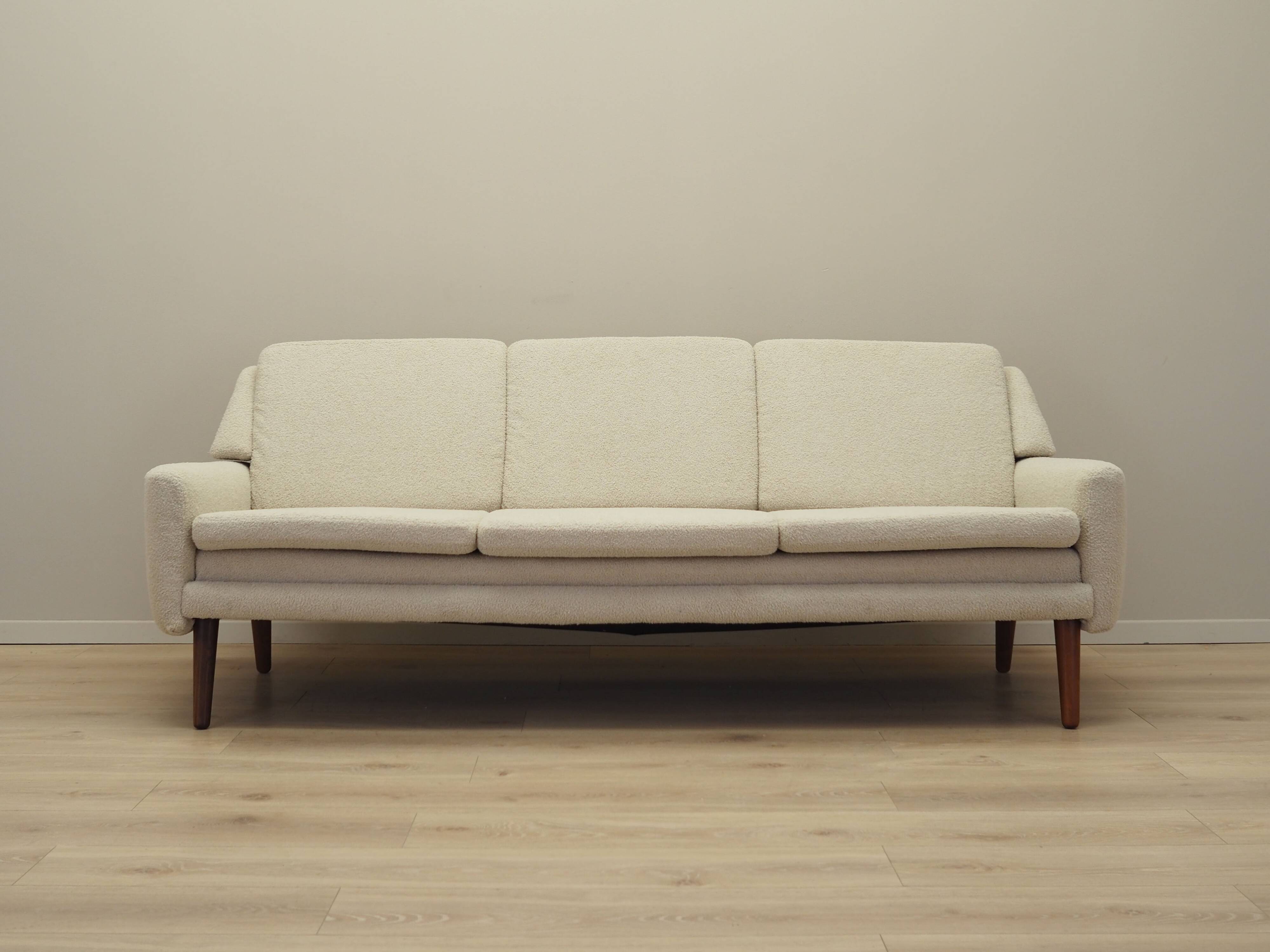 Cream sofa, Danish design, 1970s, production: Denmark