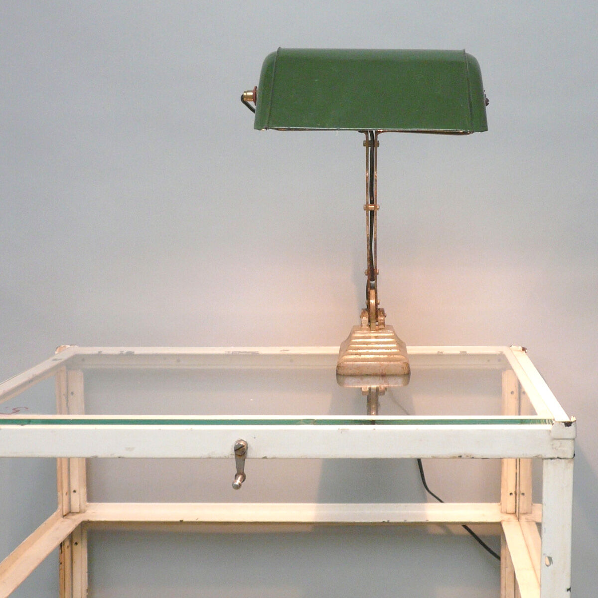 Art Deco bankers lamp, 1930 s