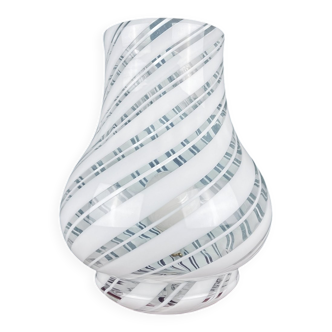 Vintage Italian mushroom table lamp by G.G. Luce for Vetri Murano, 1980s.