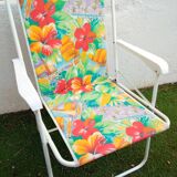 Vintage folding camping chair from the 80s