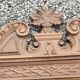 Ancient walnut pediment