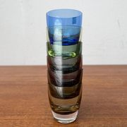 Coloured Space Age shot glasses by Gral, mid-century German, 1960s, set of 5.
