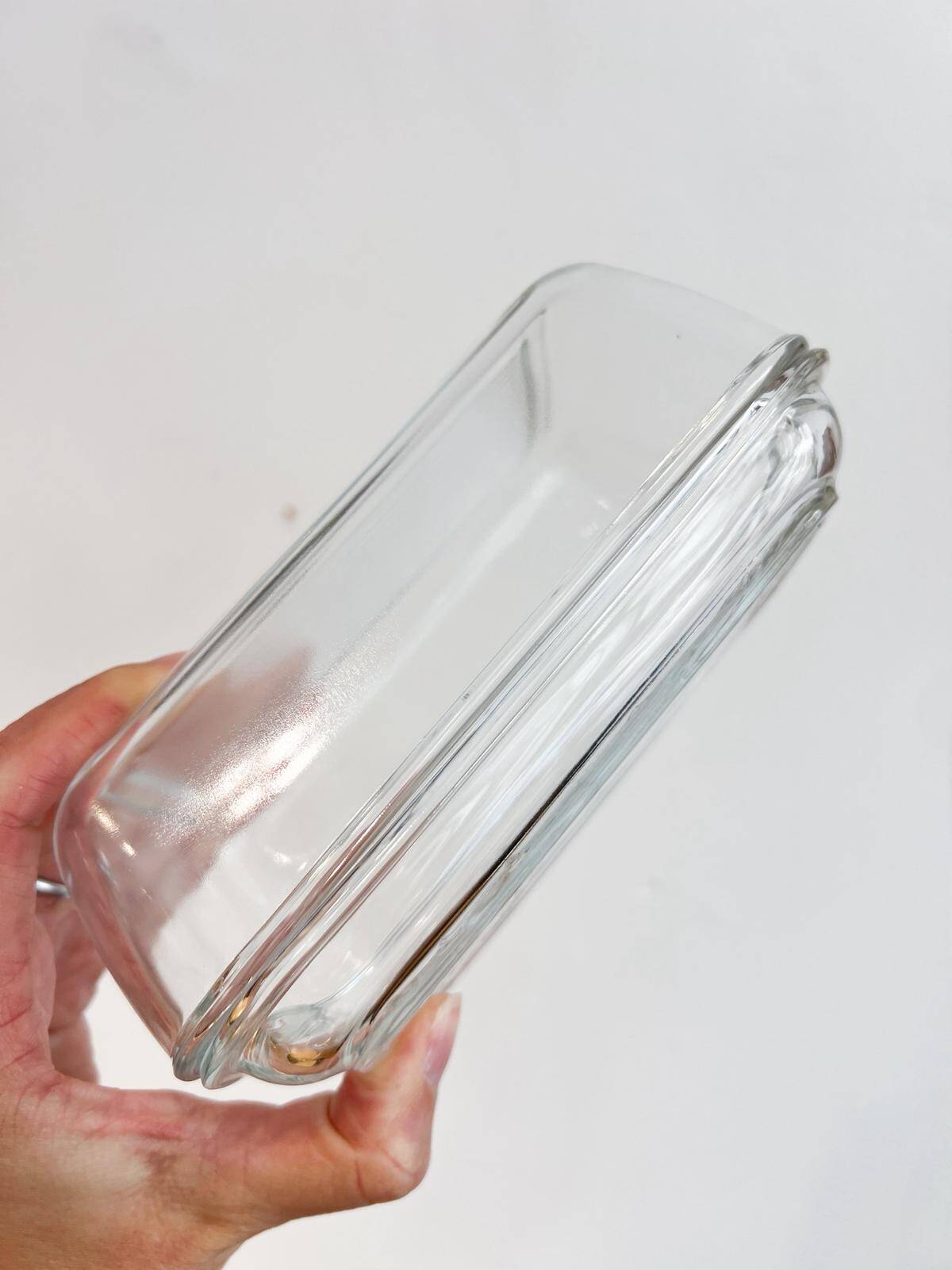 Vintage Duralex butter dish