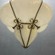 Murano Opaline Glass Pendant Light in Wrought Iron Frame, Italy, Mid-C