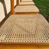 Suite de 4 chaises Baumann « Traineau »