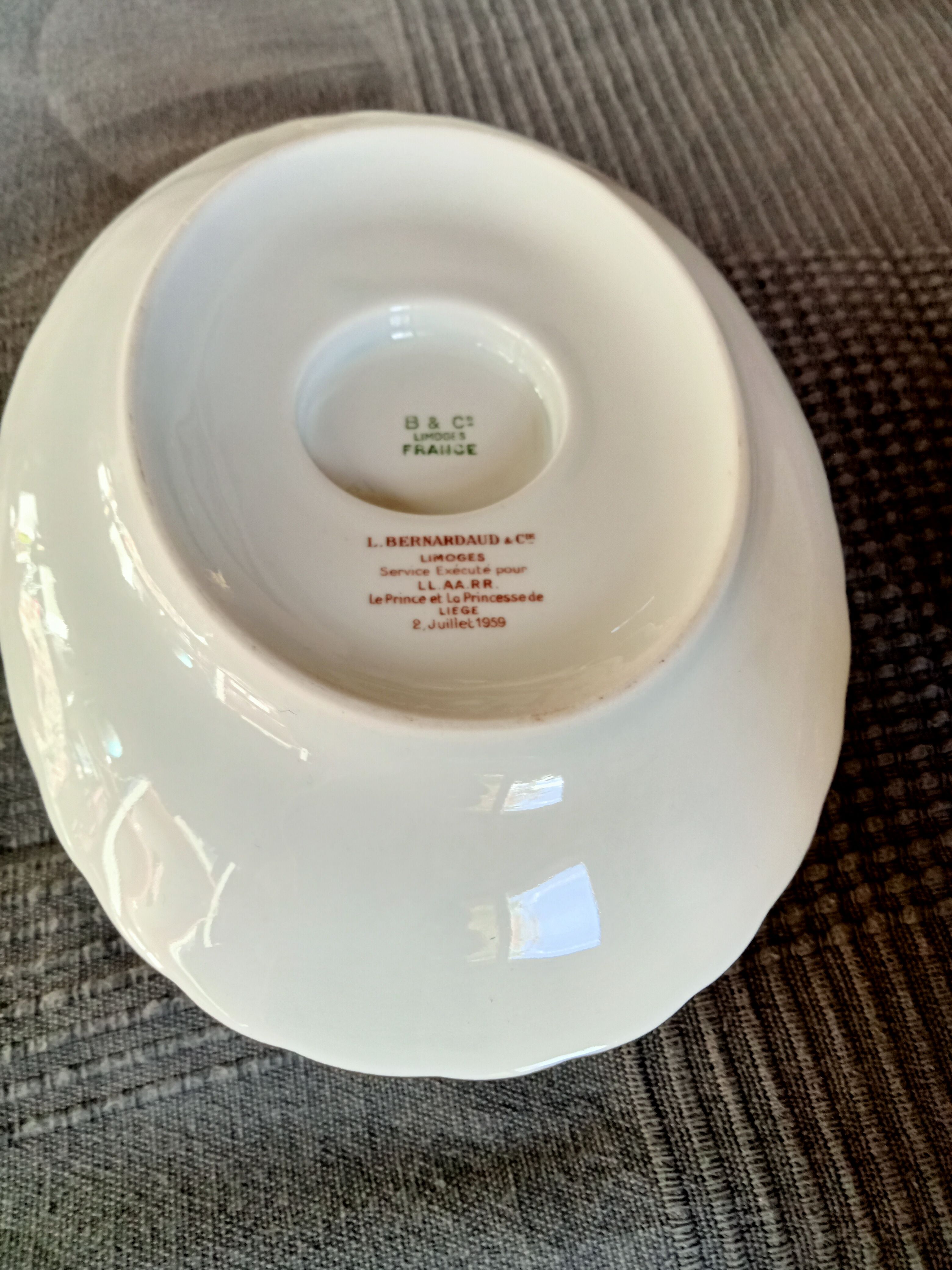 Limoges porcelain saucier