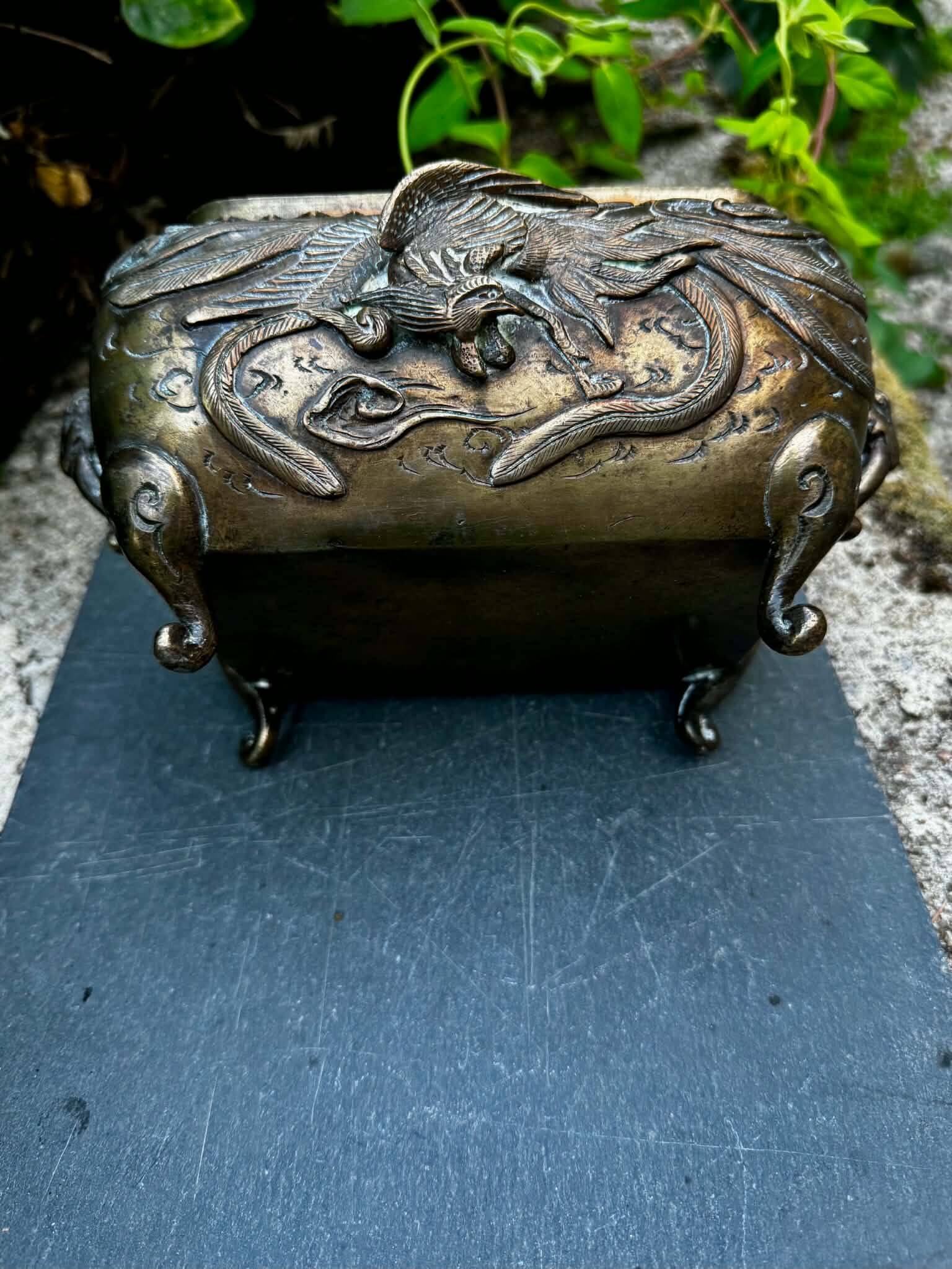 Jardinière, cache-pot en bronze, Asie XIXe siècle