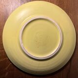 Vintage plate from the cerenne workshops, vallauris