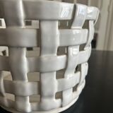 woven ceramic flowerpot