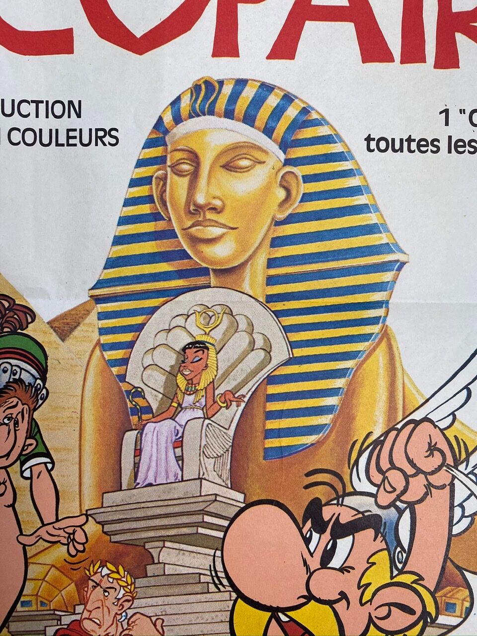 Affiche originale du film Astérix et Cleopatre année 1968