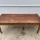 Solid wood farmhouse table with 2 drawers, 1900