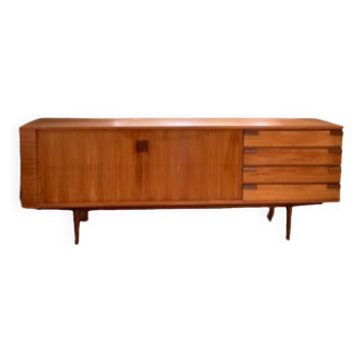 Enfilade vintage scandinave, enfilade en teck des années 60, 70