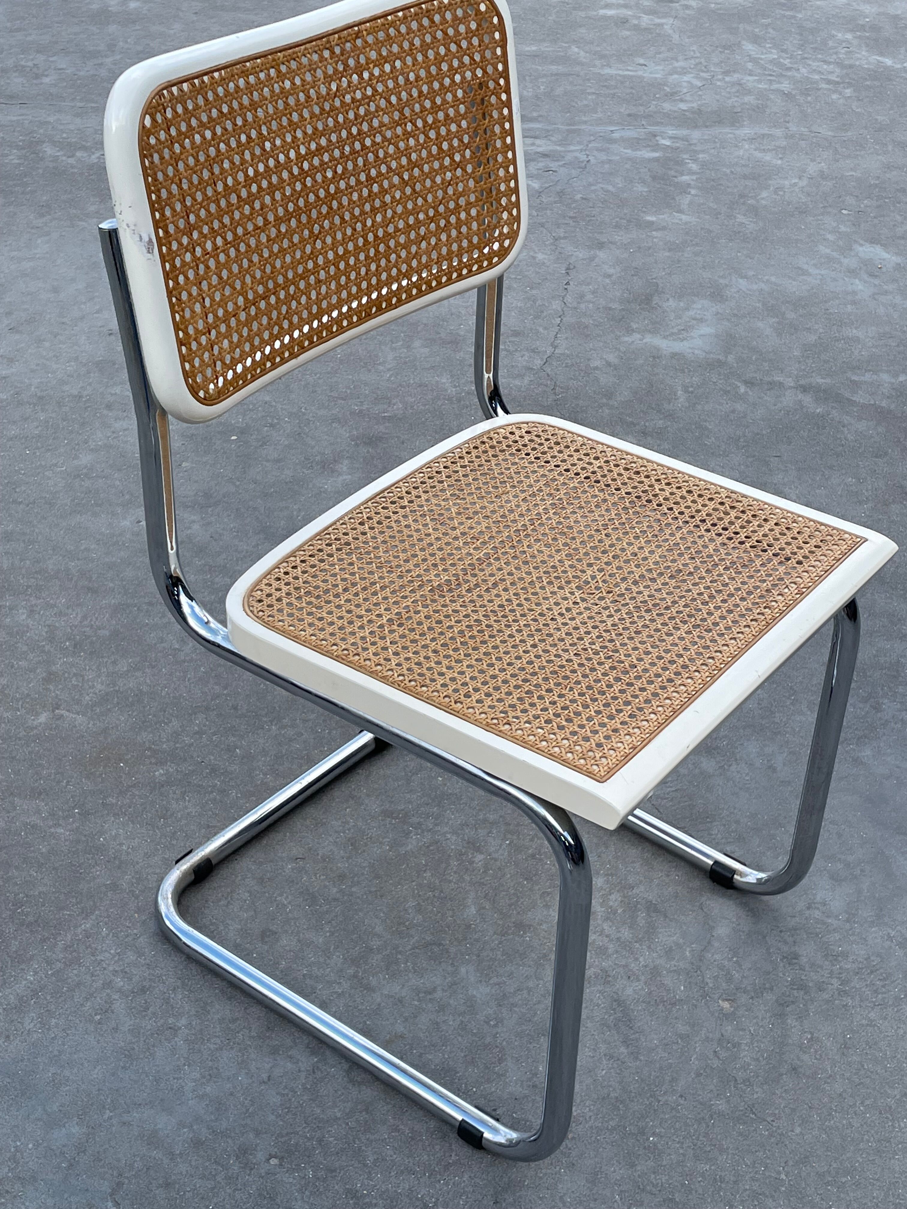 Cesca design chair b32 model in chrome