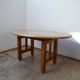 Guillerme & Chambron oak oval french extendable dining table