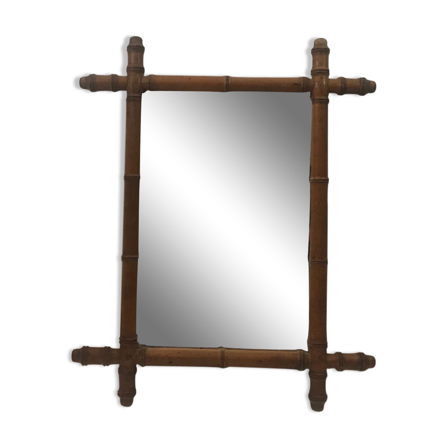 Bamboo mirror 50x62cm
