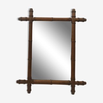 Bamboo mirror 50x62cm