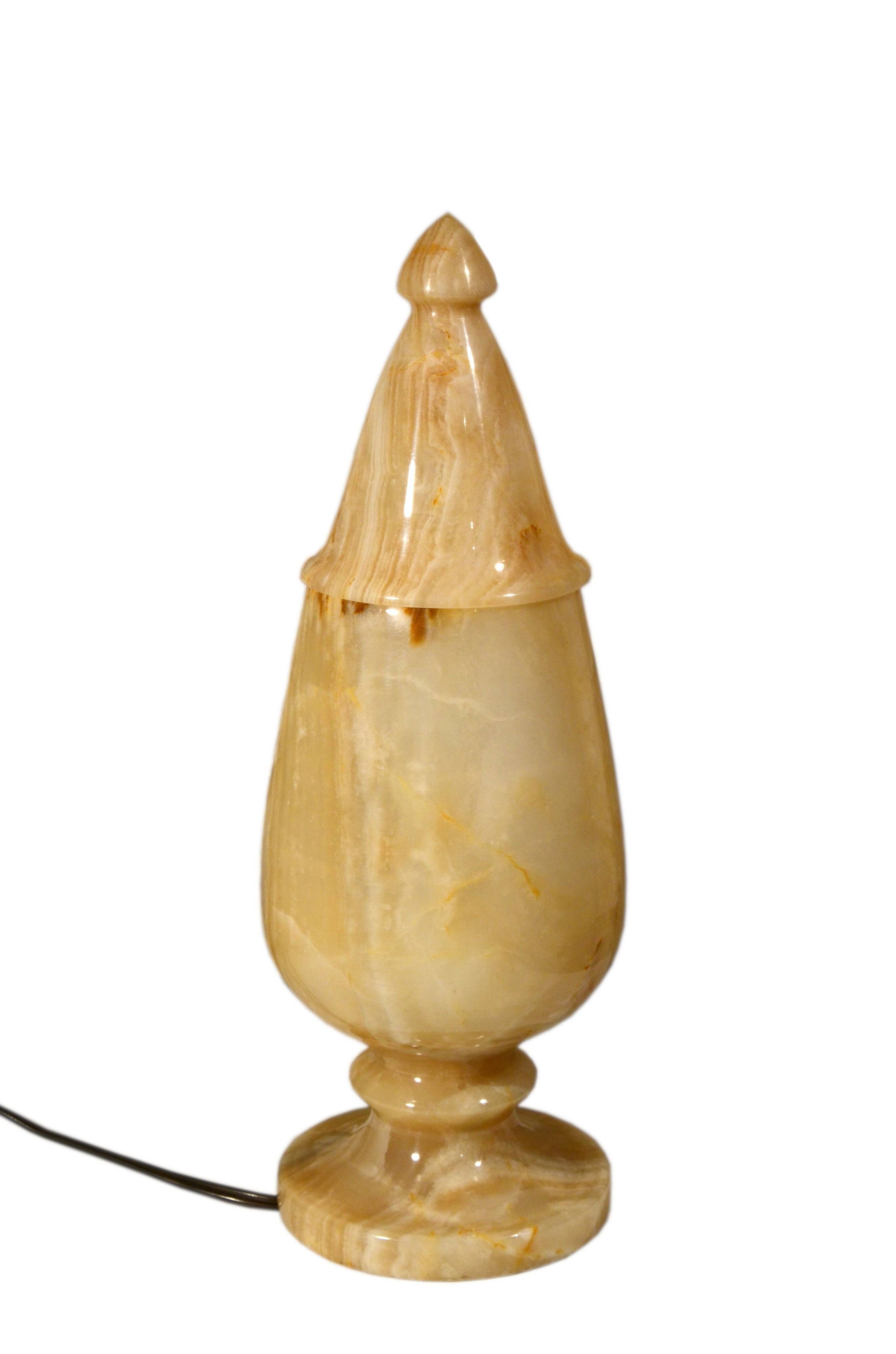 Marble lamp, 12x35cm