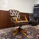 Chaise de bureau Chesterfield anglaise, chaise de président.