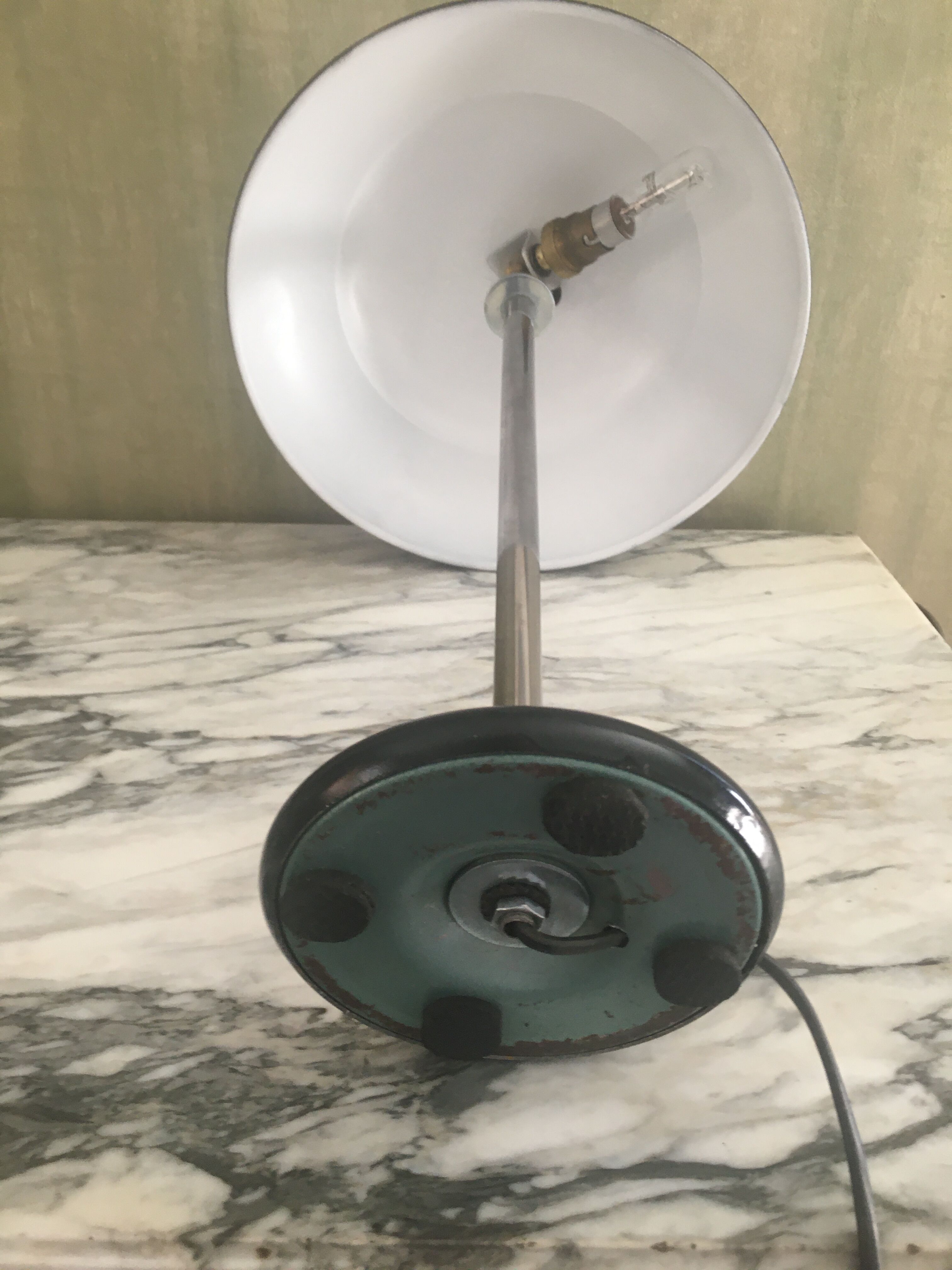 Lampe champignon style  "  paquebot   "
