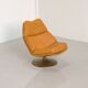 "F510" armchair in cognac leather by Geoffrey Harcourt for Artifort, 1960s