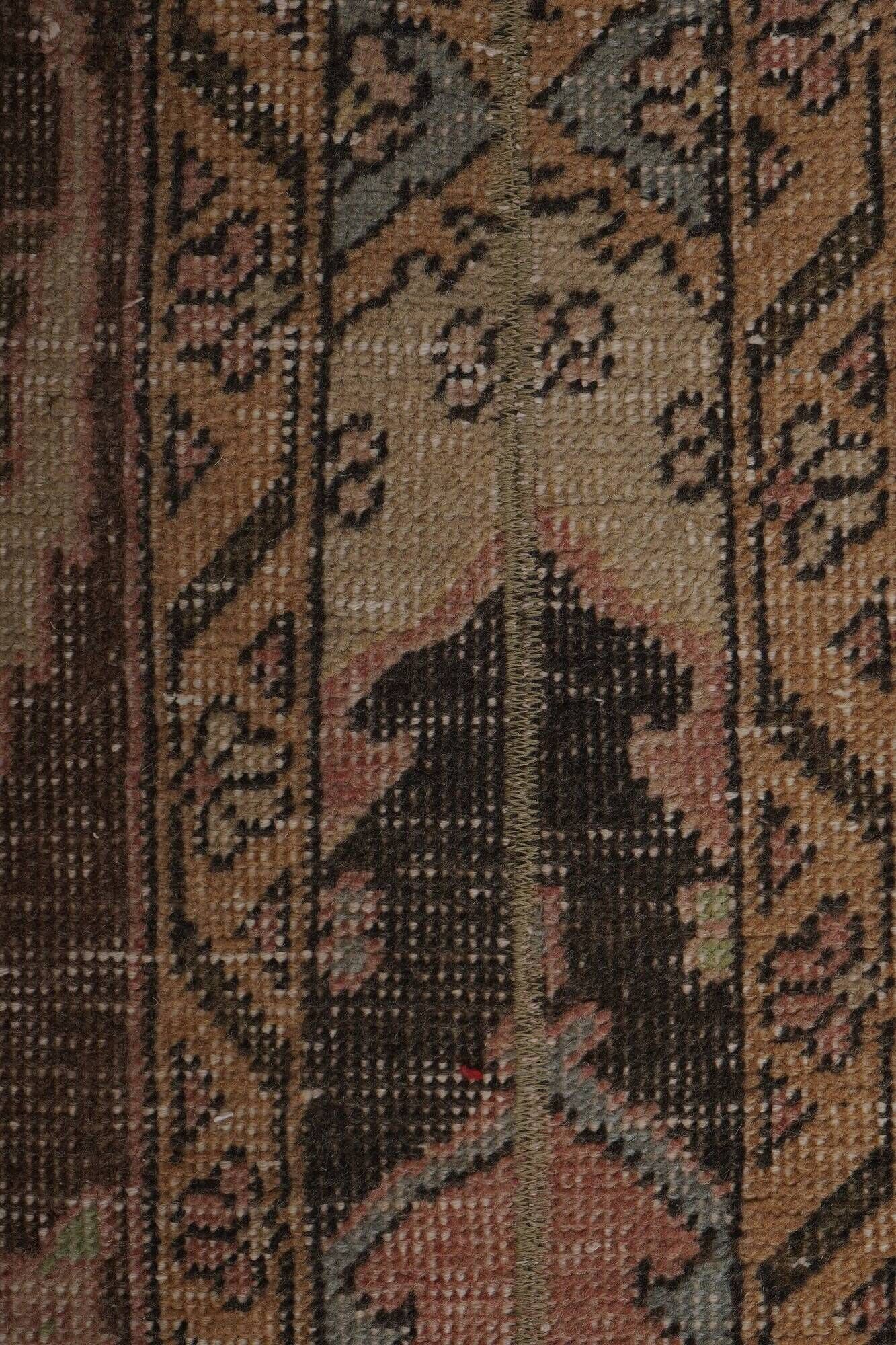 Vintage Turkish hallway rug 53x635 cm