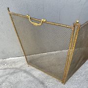 Ancien pare feu de cheminée XIXème siècle, pare étincelles Napoléon III