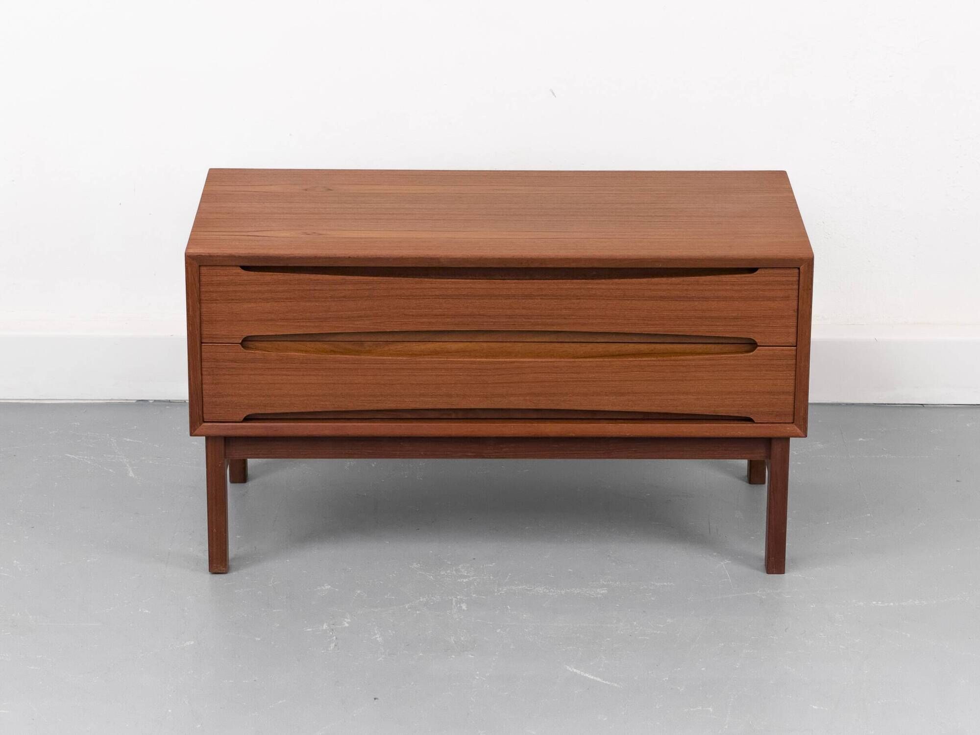 Teak Lowboard with Drawers, 1960s