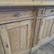 Bistro counter with a Hungarian point design.