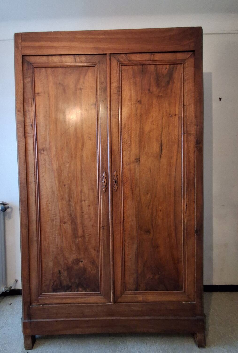 Antique walnut wardrobe